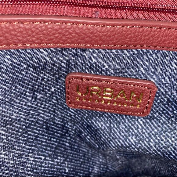 Urban Expressions Maroon Work Tote Bag - Picture 12 of 13